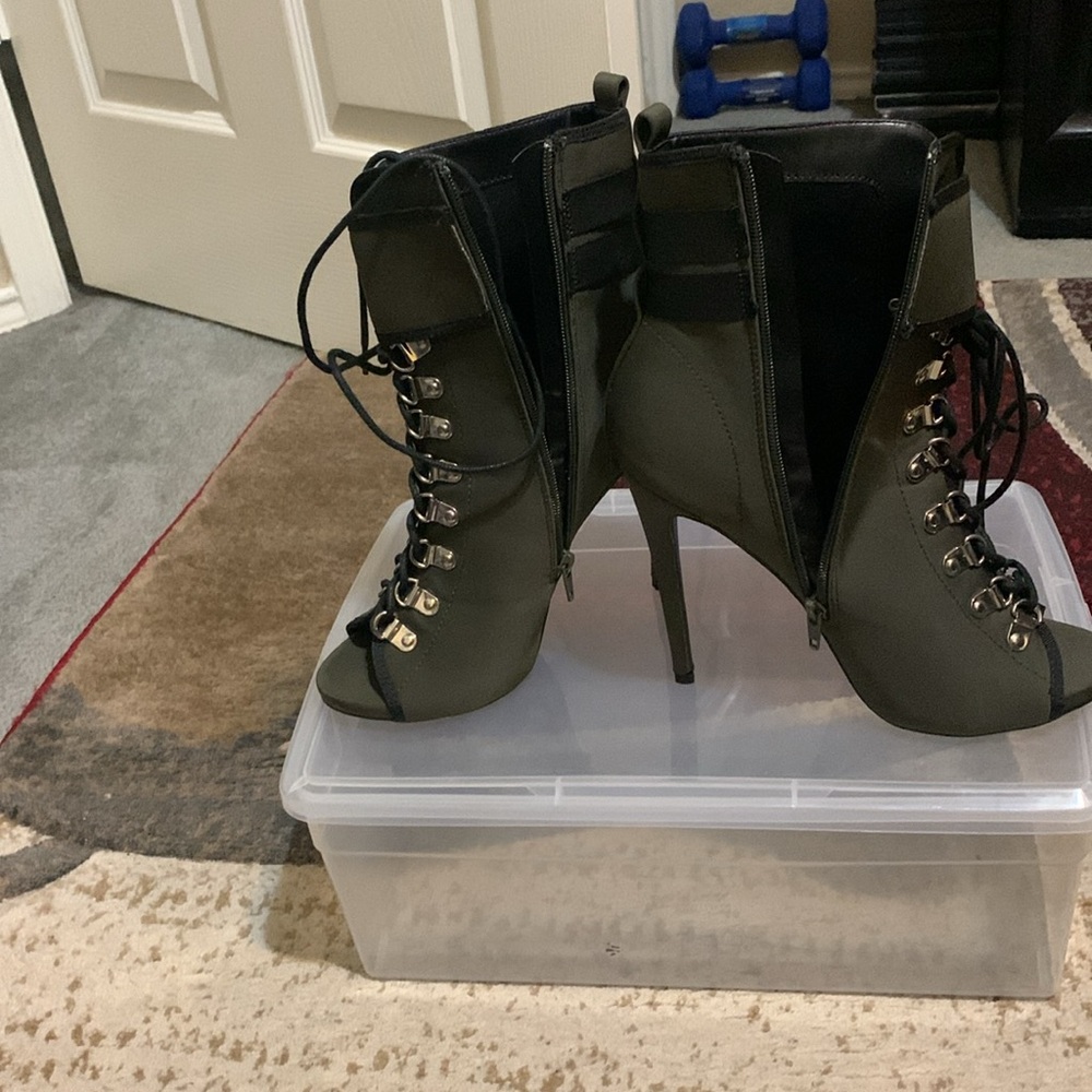 Green Booties - image 3